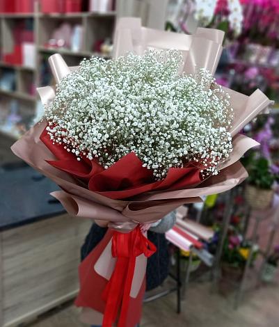 Букет цветов из: Гипсофила в Новоалексеевской