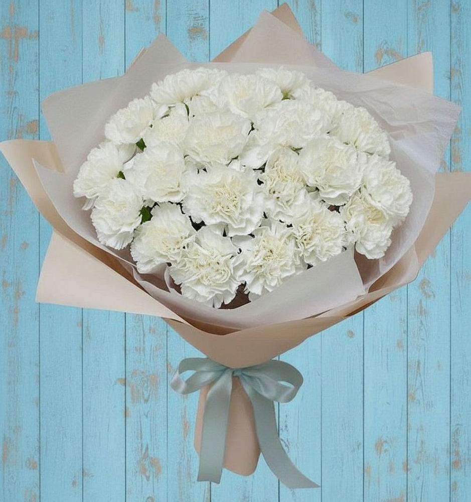 Букет цветов из: Гвоздики в Новоалексеевской