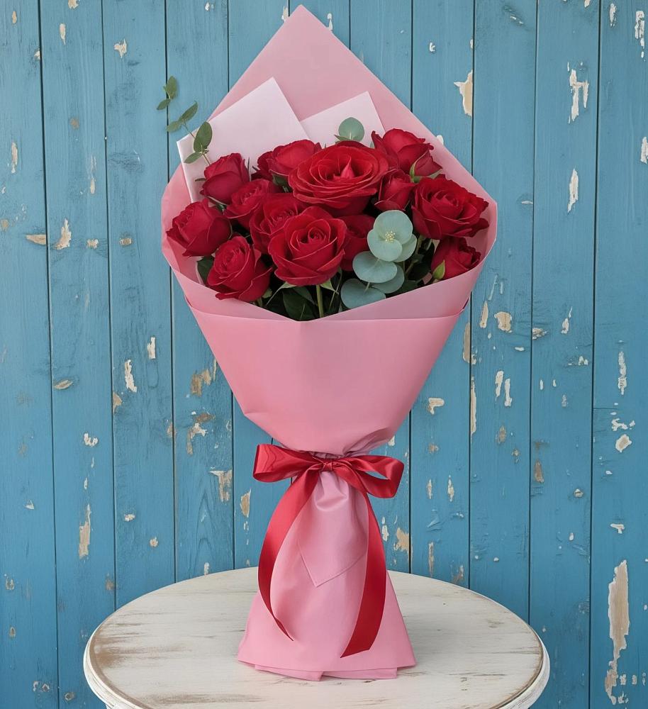 Букет цветов из: Розы в Новоалексеевской