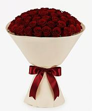 Букет 101 Бордовая роза Блэк Бакарра в Новоалексеевской