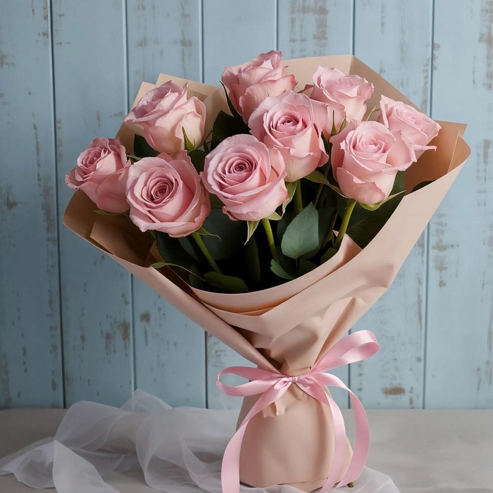 Букет цветов из: Розы в Новоалексеевской