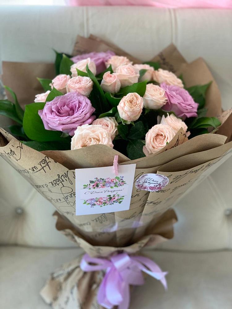 Букет цветов из: Розы в Новоалексеевской