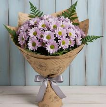 Букет цветов из:  Хризантемы #REPLACE_PRED# Новоалексеевской