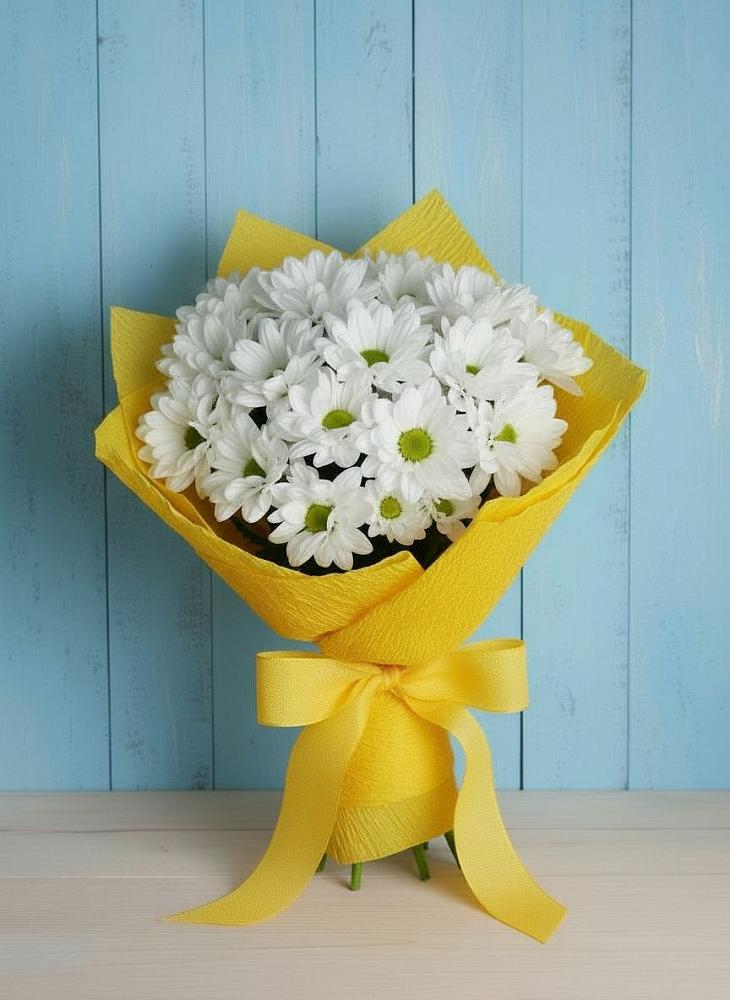 Букет цветов из: Хризантемы в Новоалексеевской