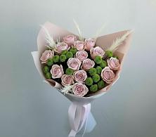 Букет цветов из:  Розы и Хризантемы #REPLACE_PRED# Новоалексеевской