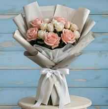 Букет цветов из:  Розы #REPLACE_PRED# Новоалексеевской