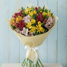 Букет цветов из:  Альстромерии #REPLACE_PRED# Новоалексеевской